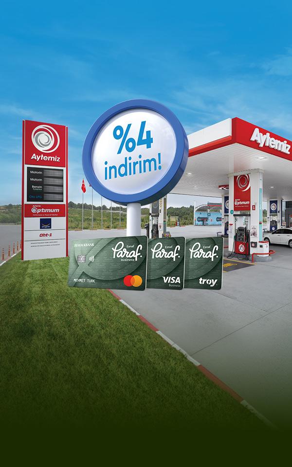AYTEMİZ’DEN PARAF ESNAF KARTLARA ÖZEL %4 İNDİRİM