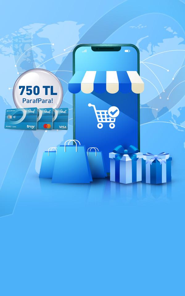 Yurt dışı online alışverişlerinize 750 TL ParafPara!
