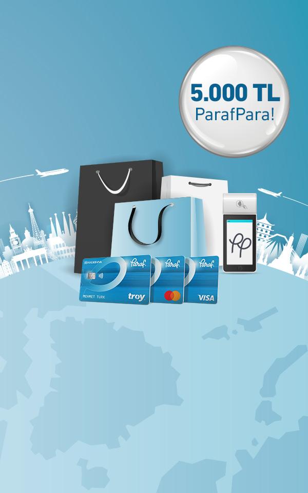 Yurt dışında yapacağınız harcamalara 5.000 TL ParafPara
