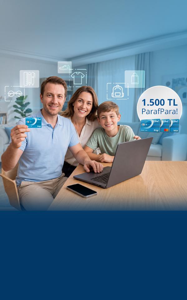 Seçili E-Ticaret Alışverişlerinize 1.500 TL ParafPara
