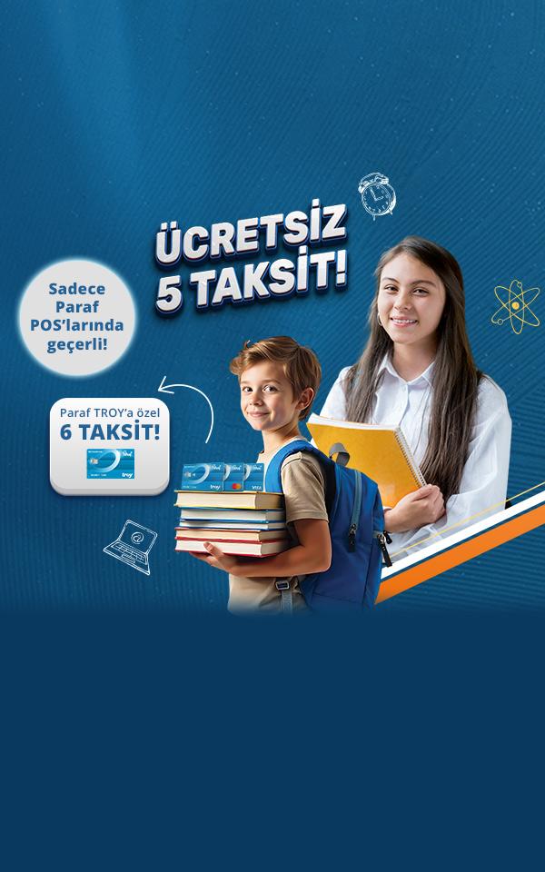 Peşin Okul Ödemelerinize Paraf POS'larında Geçerli Ücretsiz 6'ya Varan Taksit Kampanyası