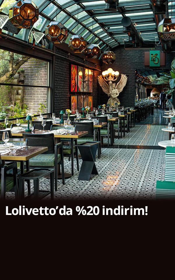 Paraf Premium ile Lolivetto'da %20 indirim