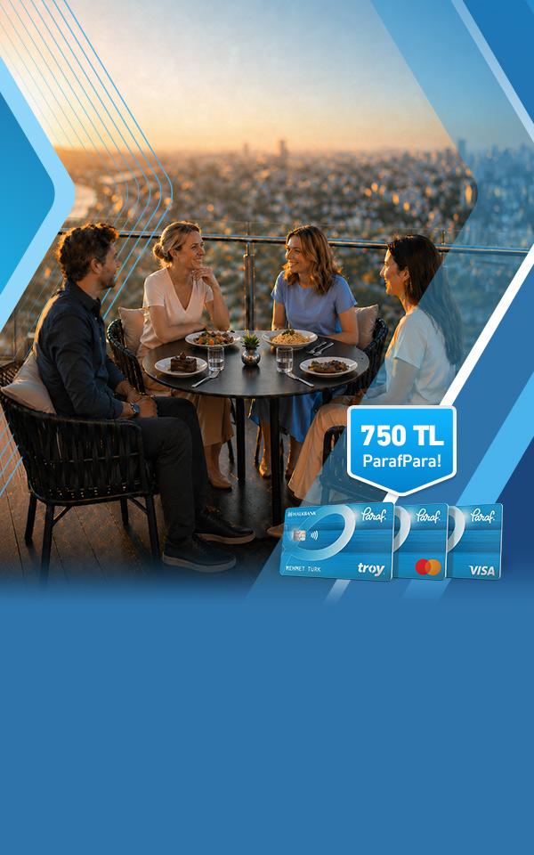Restoran Harcamalarınıza 750 TL Parafpara