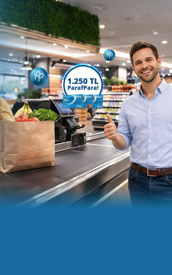 Market Alışverişlerinize 1.250 TL ParafPara